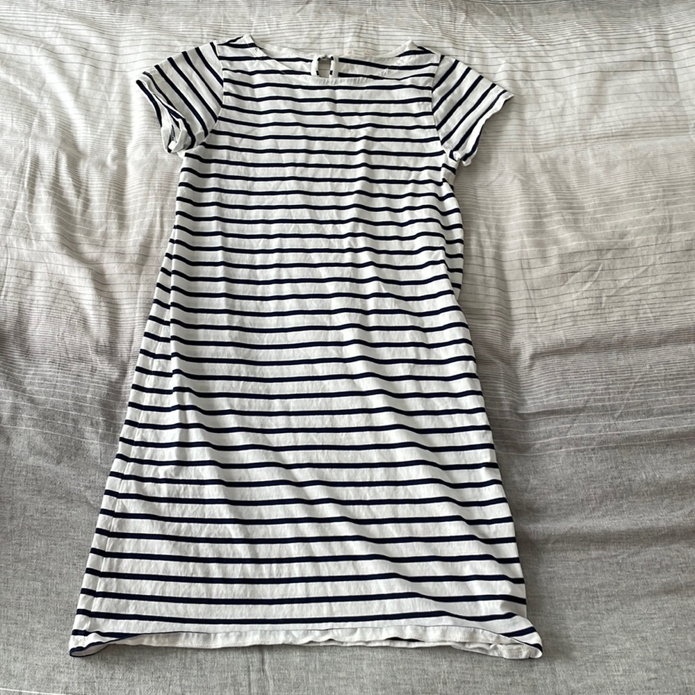 Jcrew Crewcuts Girl Striped T-shirt Dress size 14